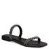 Envie Shoes Σανδάλια με Διακοσμητικό Πλέξιμο στην Φάσα και Στρας Μαύρο