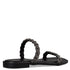 Envie Shoes Σανδάλια με Διακοσμητικό Πλέξιμο στην Φάσα και Στρας Μαύρο