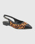 Verde Γυναικείες Slingback Μπαλαρίνες 28-4041 Λεοπάρ