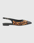 Verde Γυναικείες Slingback Μπαλαρίνες 28-4041 Λεοπάρ