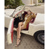 Envie Shoes STILETTO MULES ANIMAL