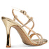 Envie Shoes STRAPPY HEELED SANDALS ΧΡΥΣΟ