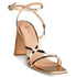 Envie Shoes SLIM BLOCK HEEL SANDALS ΧΡΥΣΟ