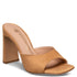 Envie Shoes SLIM BLOCK HEEL MULES ΚΑΦΕ