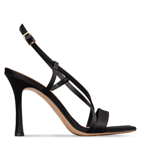 Envie Shoes STRAPPY HEELED SANDALS ΜΑΥΡΟ