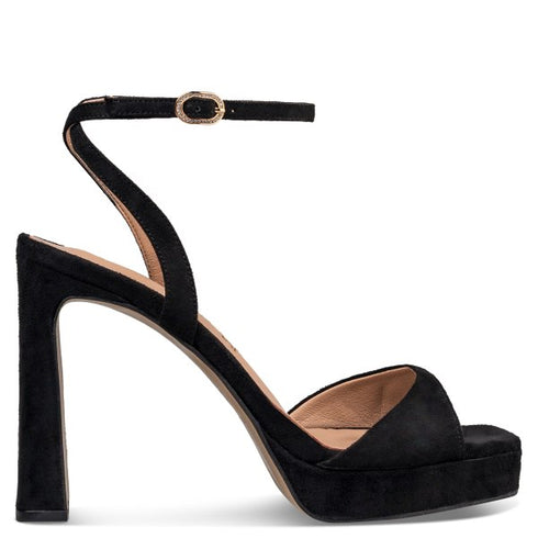 Envie Shoes PLATFORM HEEL SANDALS ΜΑΥΡΟ
