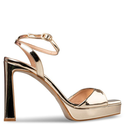 Envie Shoes PLATFORM HEEL SANDALS ΧΡΥΣΟ