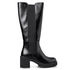 Envie Shoes Γυναικείες Μπότες Με Μεσαίο Block Τακούνι E57-22135 Μαύρο