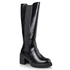Envie Shoes Γυναικείες Μπότες Με Μεσαίο Block Τακούνι E57-22135 Μαύρο