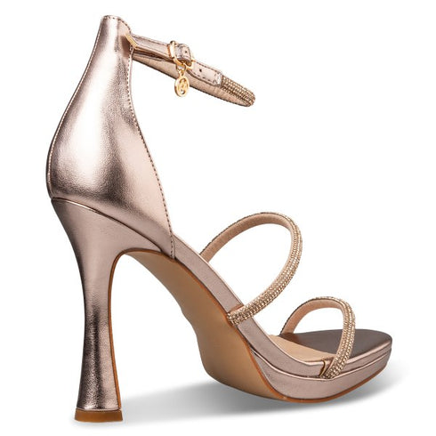 Envie Shoes PLATFORM HEEL SANDALS ΧΑΛΚΟΣ