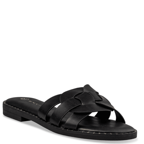 Envie Shoes FLAT SANDALS ΜΑΥΡΟ