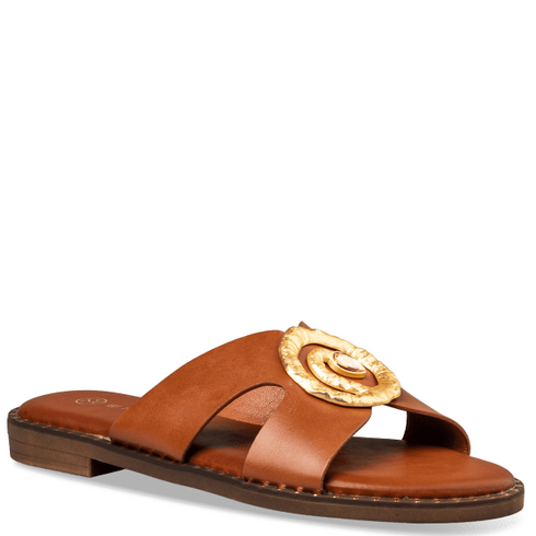 Envie Shoes FLAT SANDALS ΚΑΦΕ