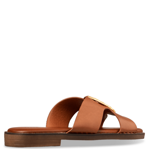 Envie Shoes FLAT SANDALS ΚΑΦΕ