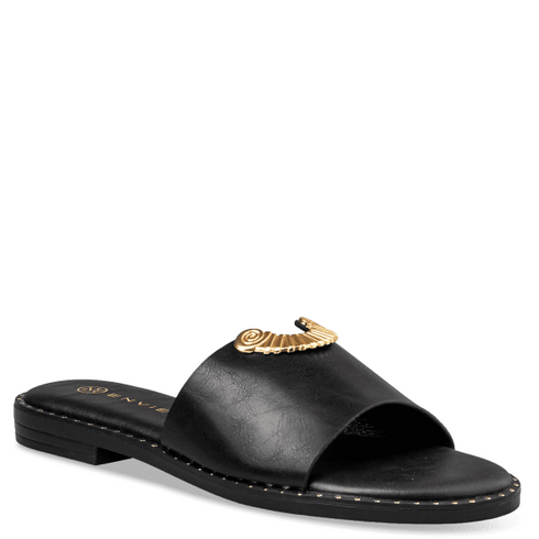 Envie Shoes FLAT SANDALS ΜΑΥΡΟ