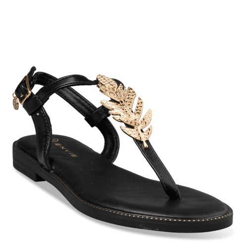 Envie Shoes FLAT SANDALS ΜΑΥΡΟ