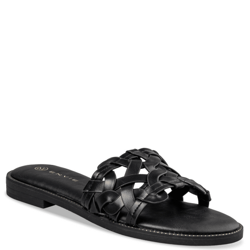 Envie Shoes FLAT SANDALS ΜΑΥΡΟ