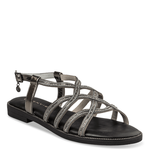 Envie Shoes FLAT SANDALS ΜΑΥΡΟ