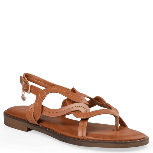 Envie Shoes FLAT SANDALS ΚΑΦΕ