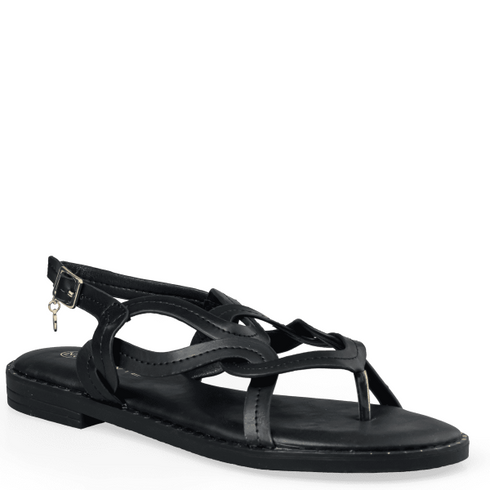 Envie Shoes FLAT SANDALS ΜΑΥΡΟ