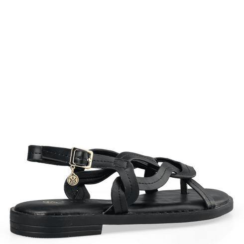 Envie Shoes FLAT SANDALS ΜΑΥΡΟ