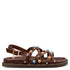 Envie Shoes FLATFORM SANDALS ΚΑΦΕ