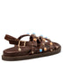Envie Shoes FLATFORM SANDALS ΚΑΦΕ