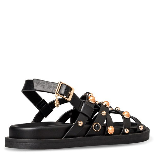 Envie Shoes FLATFORM SANDALS ΜΑΥΡΟ