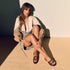 Envie Shoes FLAT SANDALS ΚΑΦΕ