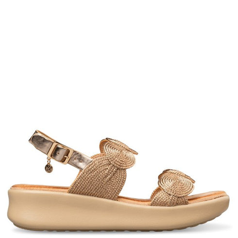 Envie Shoes FLATFORM SANDALS ΜΠΕΖ