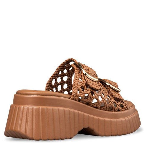 Envie Shoes FLATFORM SANDALS ΜΠΕΖ