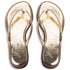 Envie Shoes THONG SANDALS ΧΡΥΣΟ