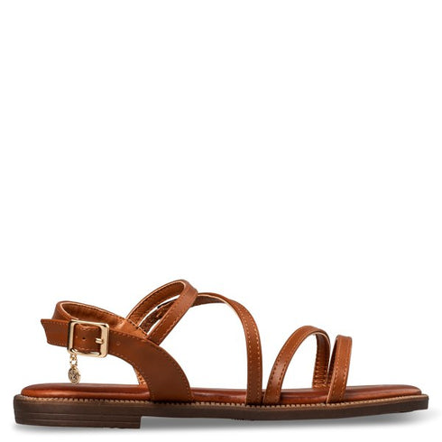 Envie Shoes FLAT SANDALS ΚΑΦΕ