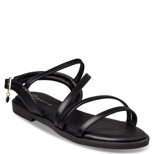 Envie Shoes FLAT SANDALS ΜΑΥΡΟ
