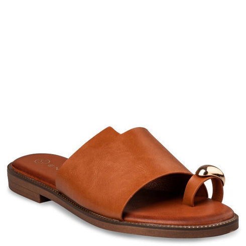 Envie Shoes FLAT SANDALS ΚΑΦΕ