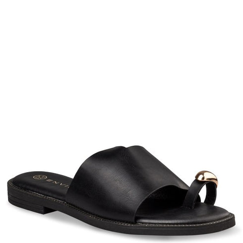 Envie Shoes FLAT SANDALS ΜΑΥΡΟ