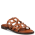 Envie Shoes Flat Σανδάλια με Διακοσμητικά Τρούκς και Διπλή Φάσα Κάμελ