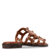 Envie Shoes Flat Σανδάλια με Διακοσμητικά Τρούκς και Διπλή Φάσα Κάμελ
