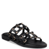 Envie Shoes Flat Σανδάλια με Διακοσμητικά Τρούκς και Διπλή Φάσα Μαύρο