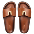 Envie Shoes Flatform Σανδάλια με Διακοσμητικό Άνοιγμα στο Πάνω Μέρος Κάμελ
