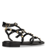Envie Shoes Gladiator Σανδάλια με Τρούκς Μαύρο
