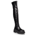 Envie Shoes Γυναικείες Over The Knee Μπότες E12-22165 Μαύρο