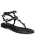 Envie Shoes Σανδάλια με Διακοσμητικές Χάντρες και Τρούκς Μαύρο