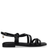 Envie Shoes Σανδάλια με Σταυρωτά Λουράκια και Δέσιμο στον Αστράγαλο Μαύρο