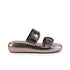 LoveBerry Γυναικεία Flatform Σανδάλια με Ρυθμιζόμενα Λουράκια και Διακοσμητικά Τρούκς Γκρι