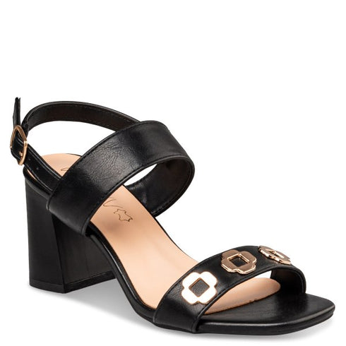 Miss NV MID-HEEL SANDALS ΜΑΥΡΟ