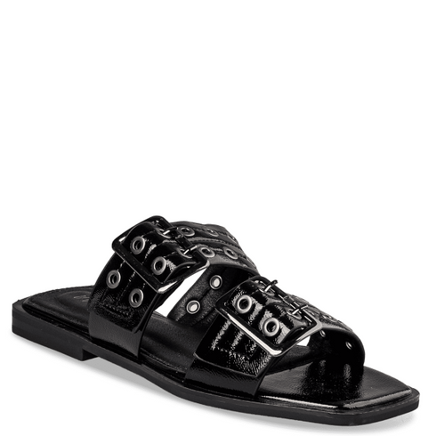 Miss NV FLAT SANDALS ΜΑΥΡΟ