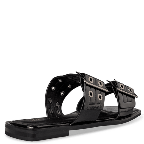 Miss NV FLAT SANDALS ΜΑΥΡΟ