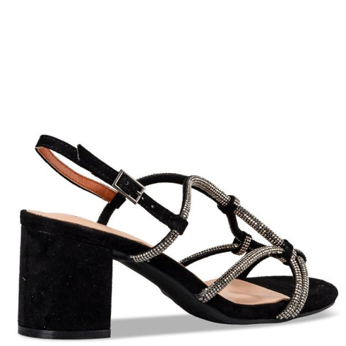 Miss NV MID-HEEL SANDALS ΜΑΥΡΟ